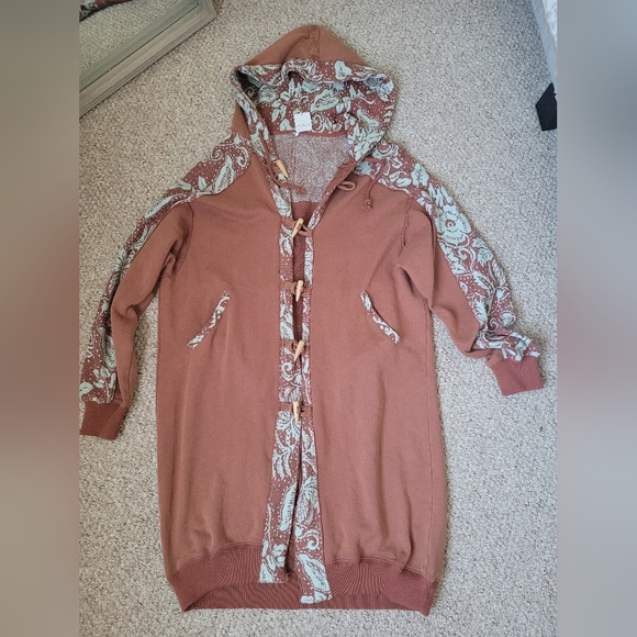 Free People Last Splash Sweatshirt. Coat. Cardigan - Picture 4 of 6